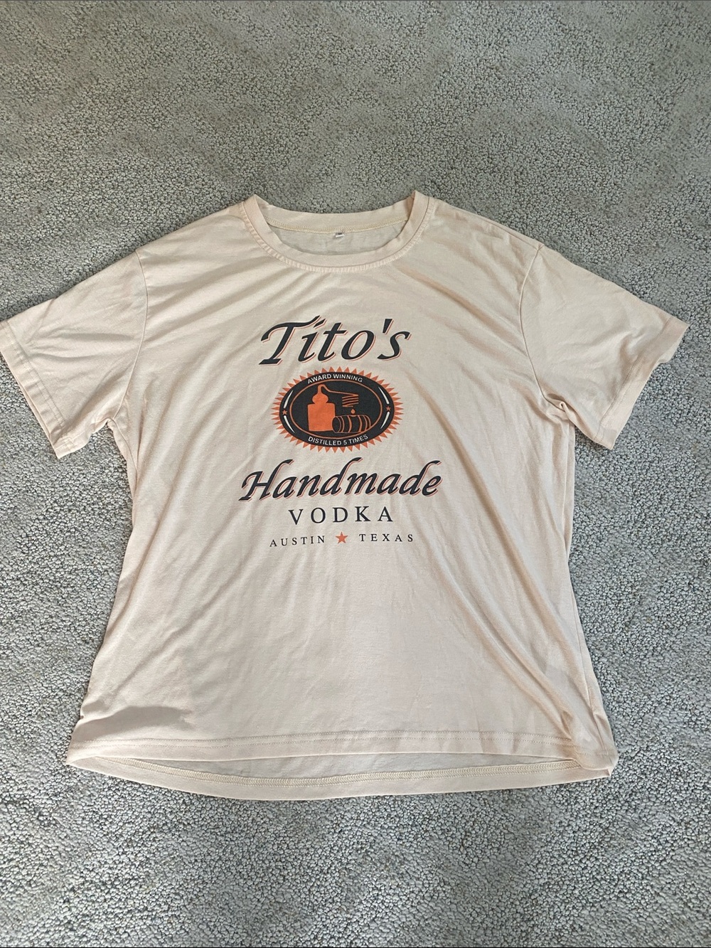 Tito’s handmade vodka t-shirt Austin, Texas